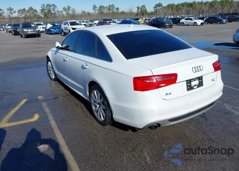2014 Audi A6 3.0T Premium Plus from USA, damaged, VIN WAUHGAFC1EN005026